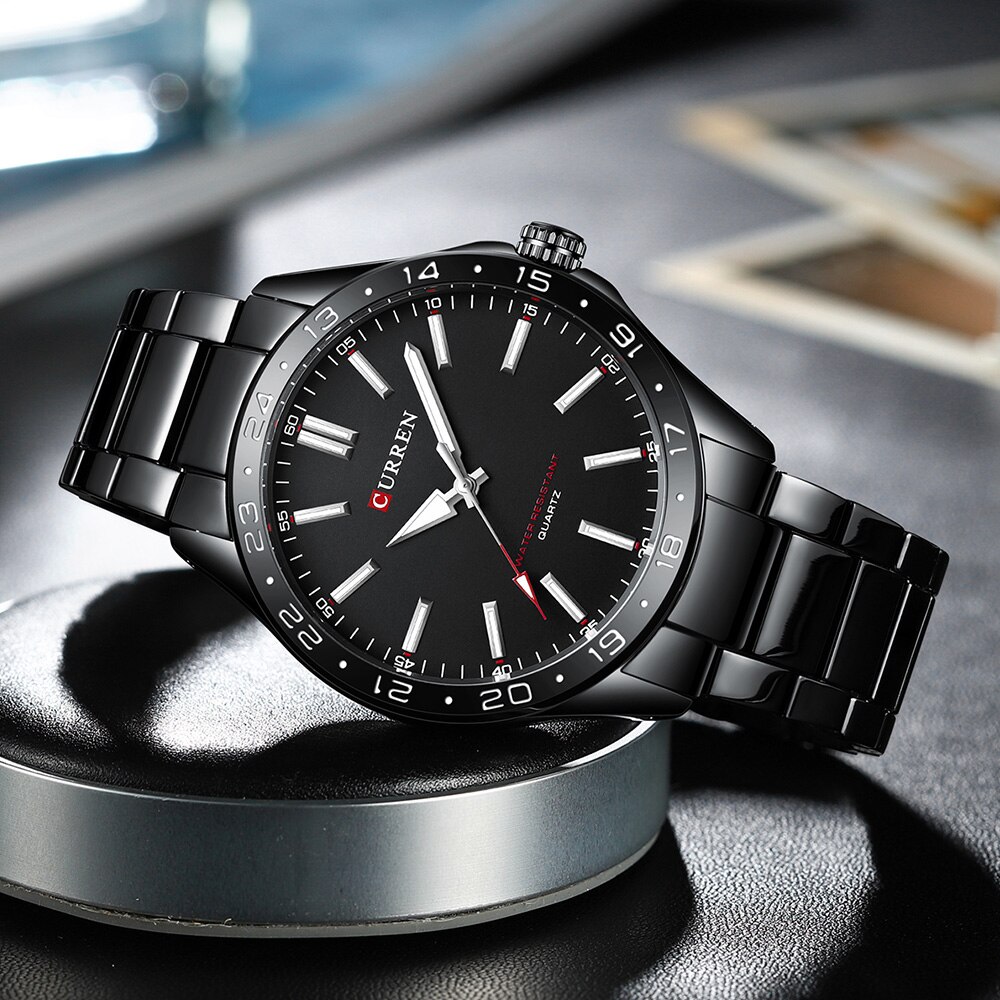 Curren 8452 All Black - 4