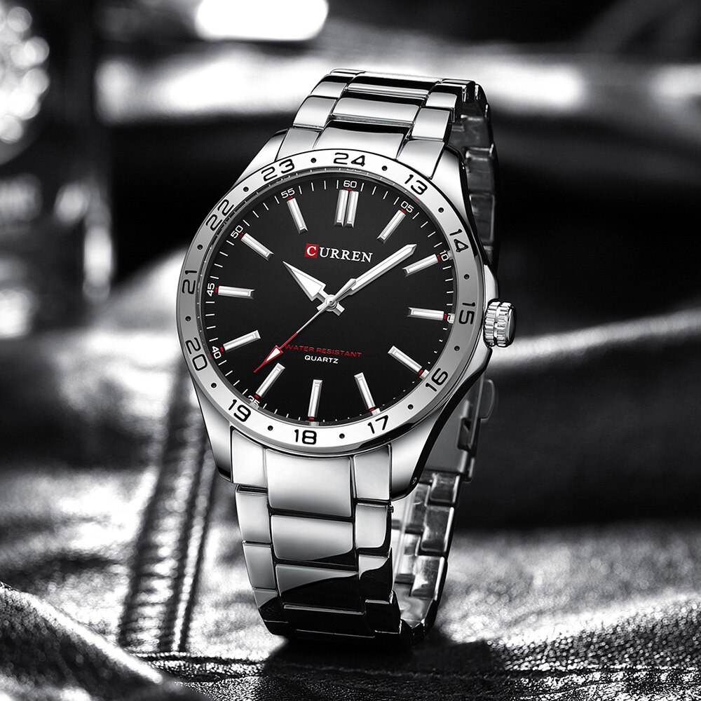 Curren 8452 Silver-Black - 4