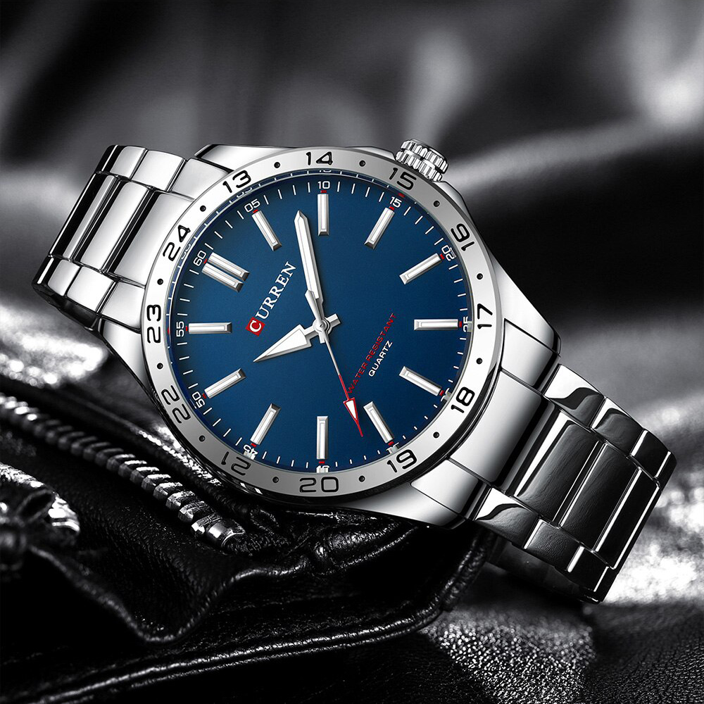 Curren 8452 Silver-Blue - 3