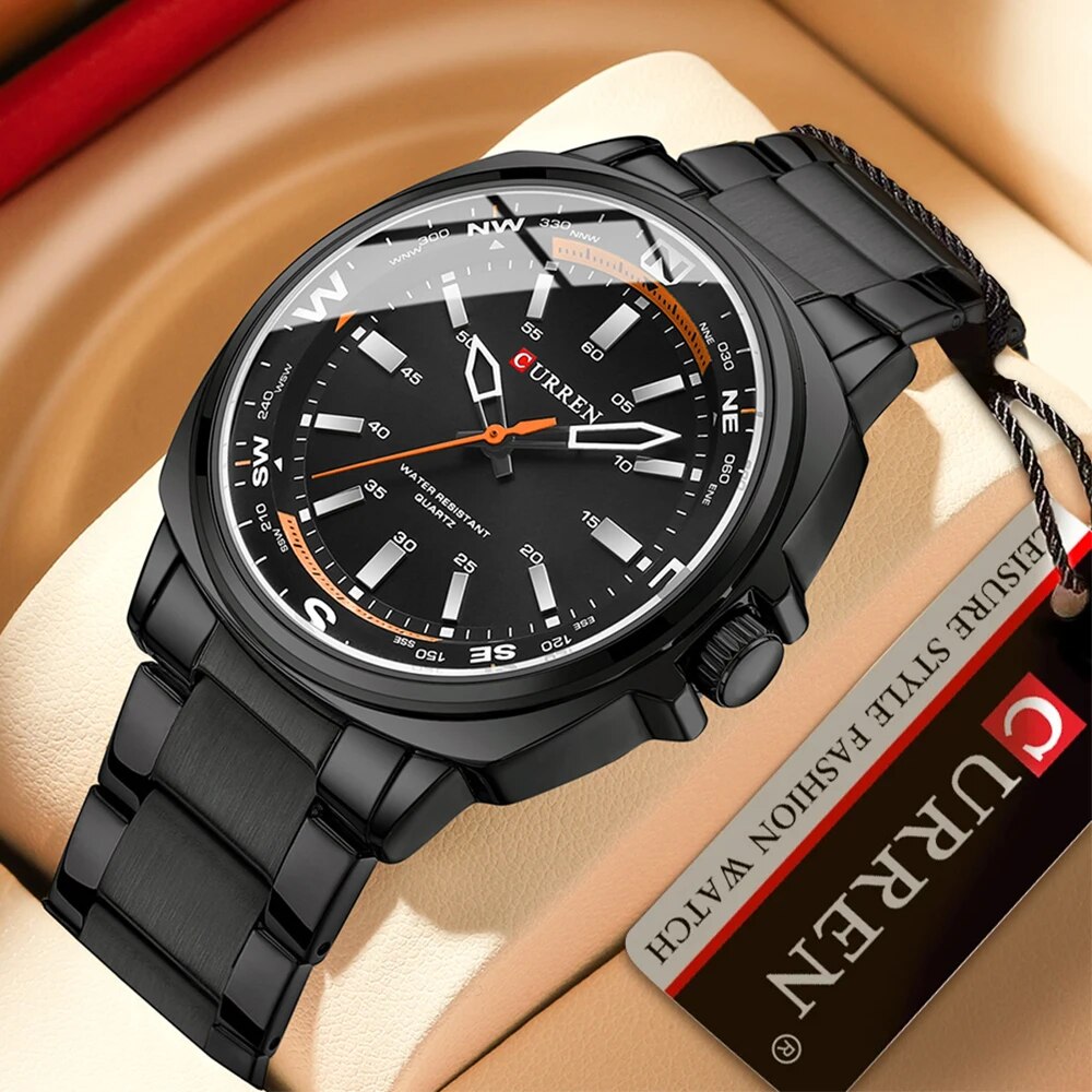 Curren 8455 All Black - 3