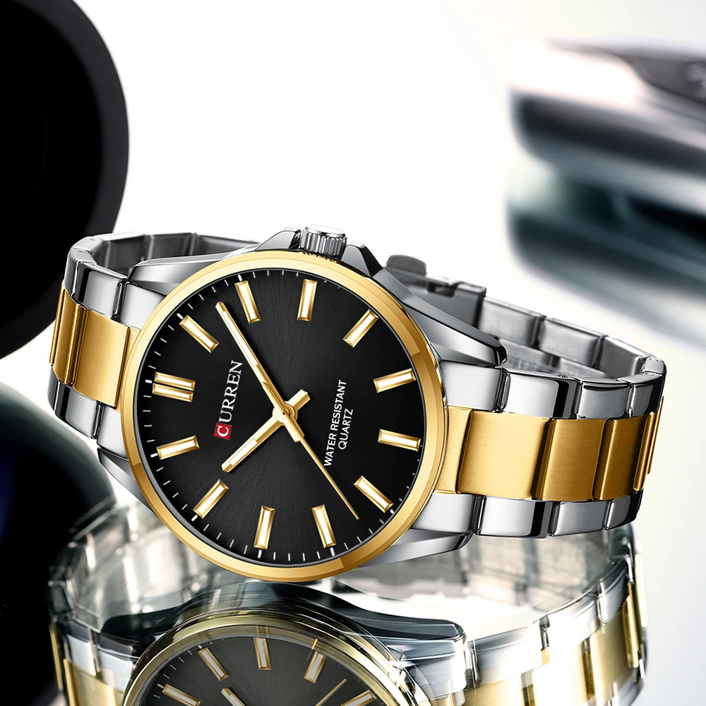 Curren 9090 Silver-Gold-Black - 2