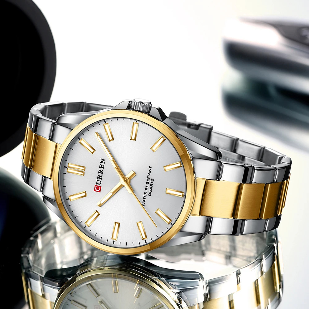 Curren 9090 Silver-Gold-Silver - 2