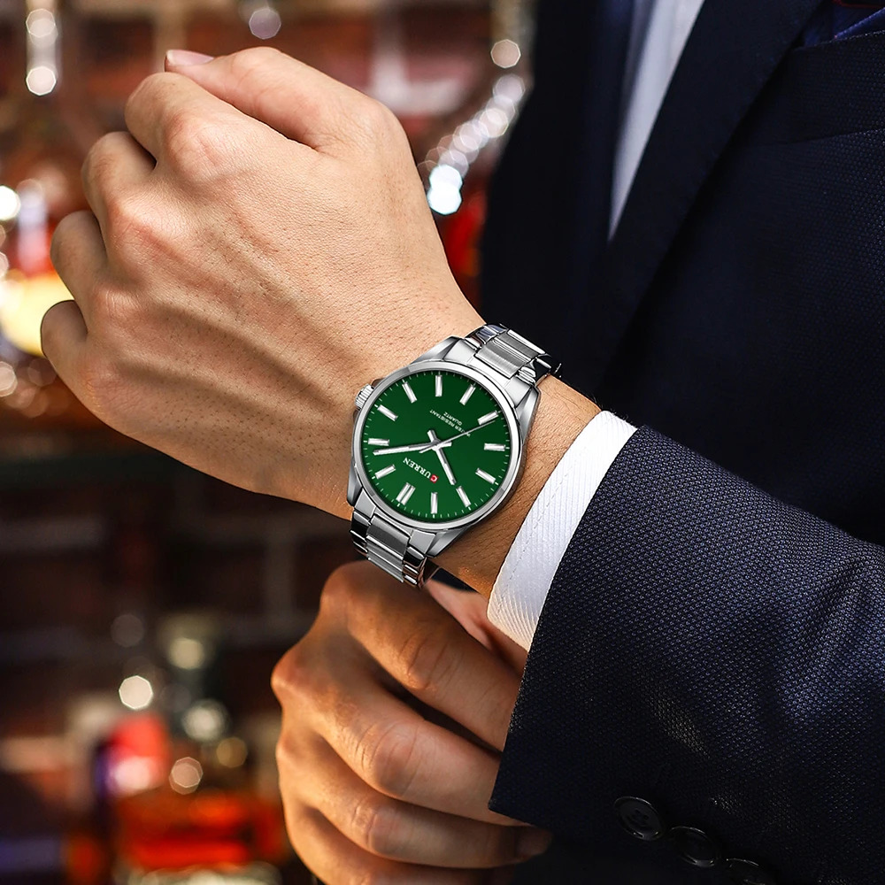 Curren 9090 Silver-Green - 3