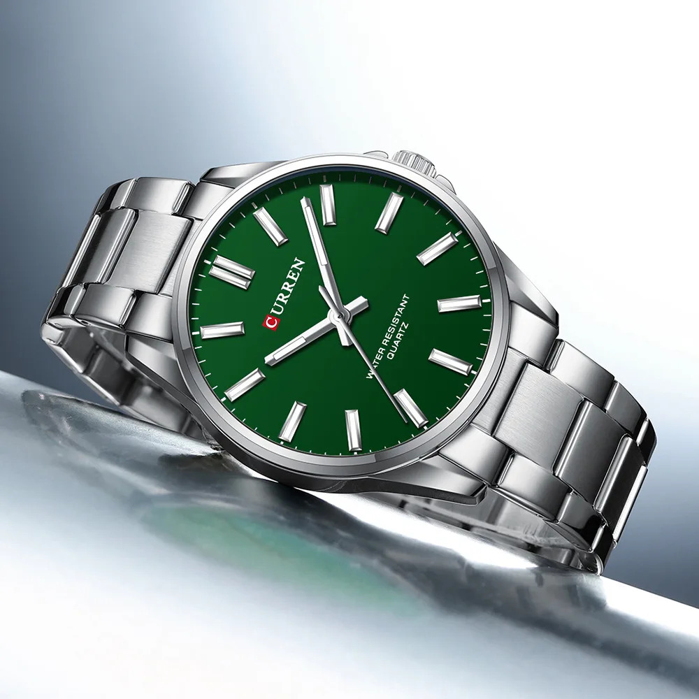 Curren 9090 Silver-Green - 4