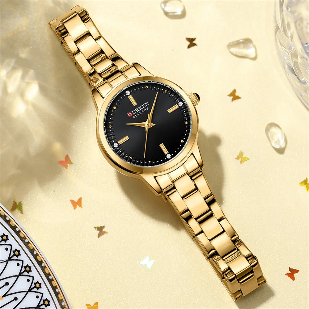 Curren 9094 Gold-Black - 2