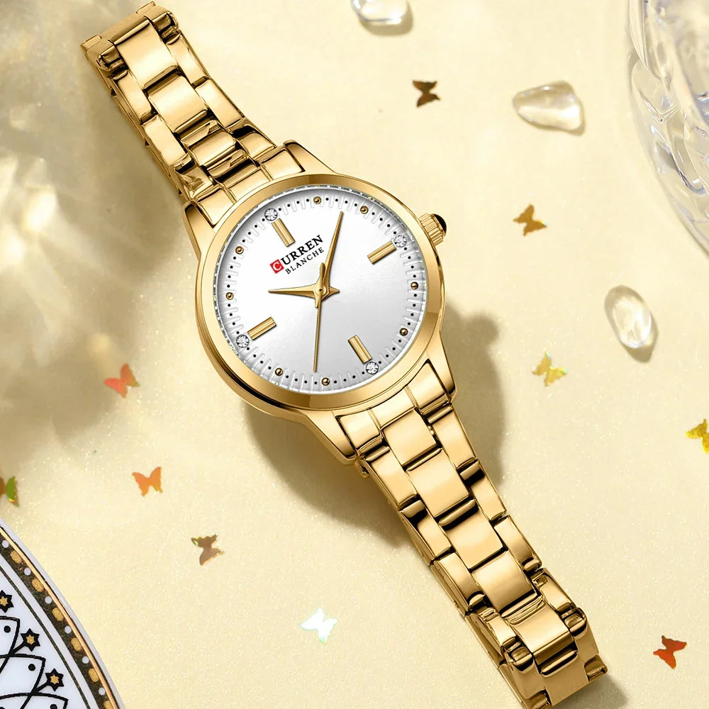 Curren 9094 Gold-White - 2