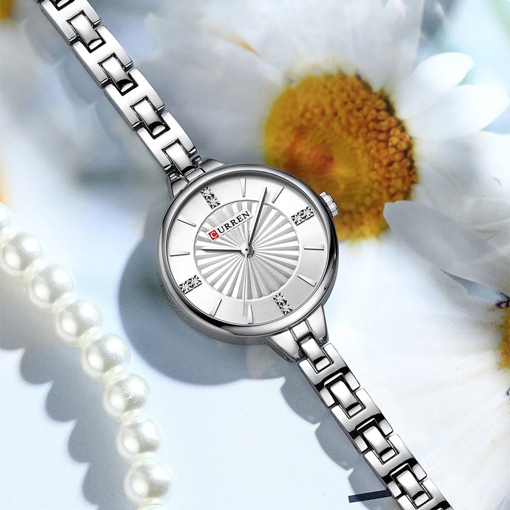 Curren 9097L Silver-White - 2