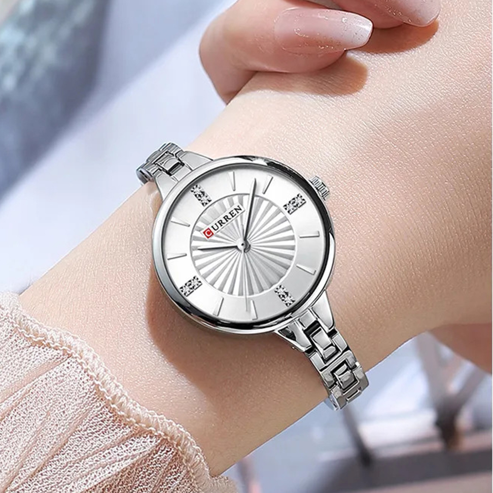 Curren 9097L Silver-White - 3
