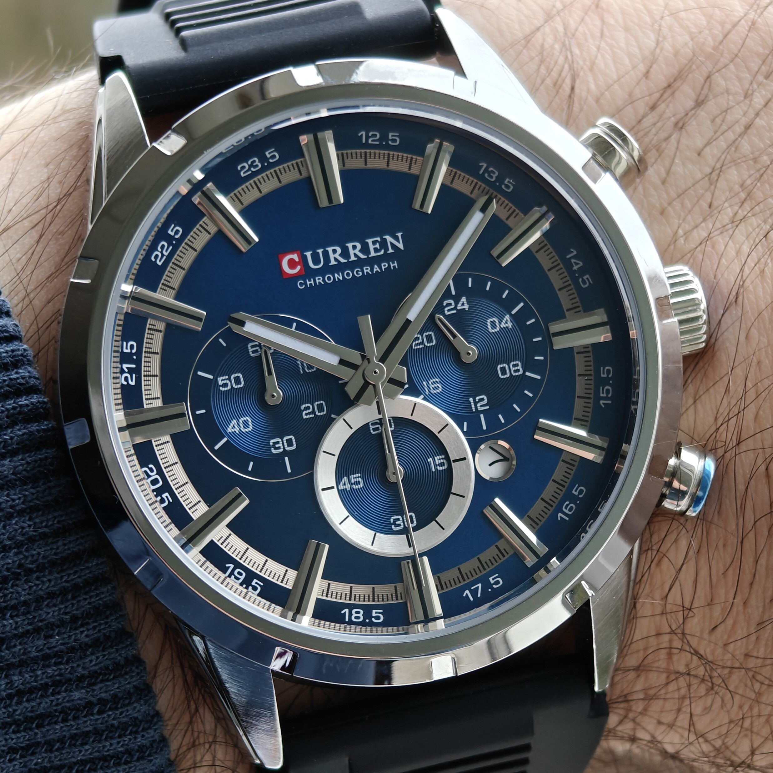 Curren Flag Rubber Strap, 2 ремінці - 7