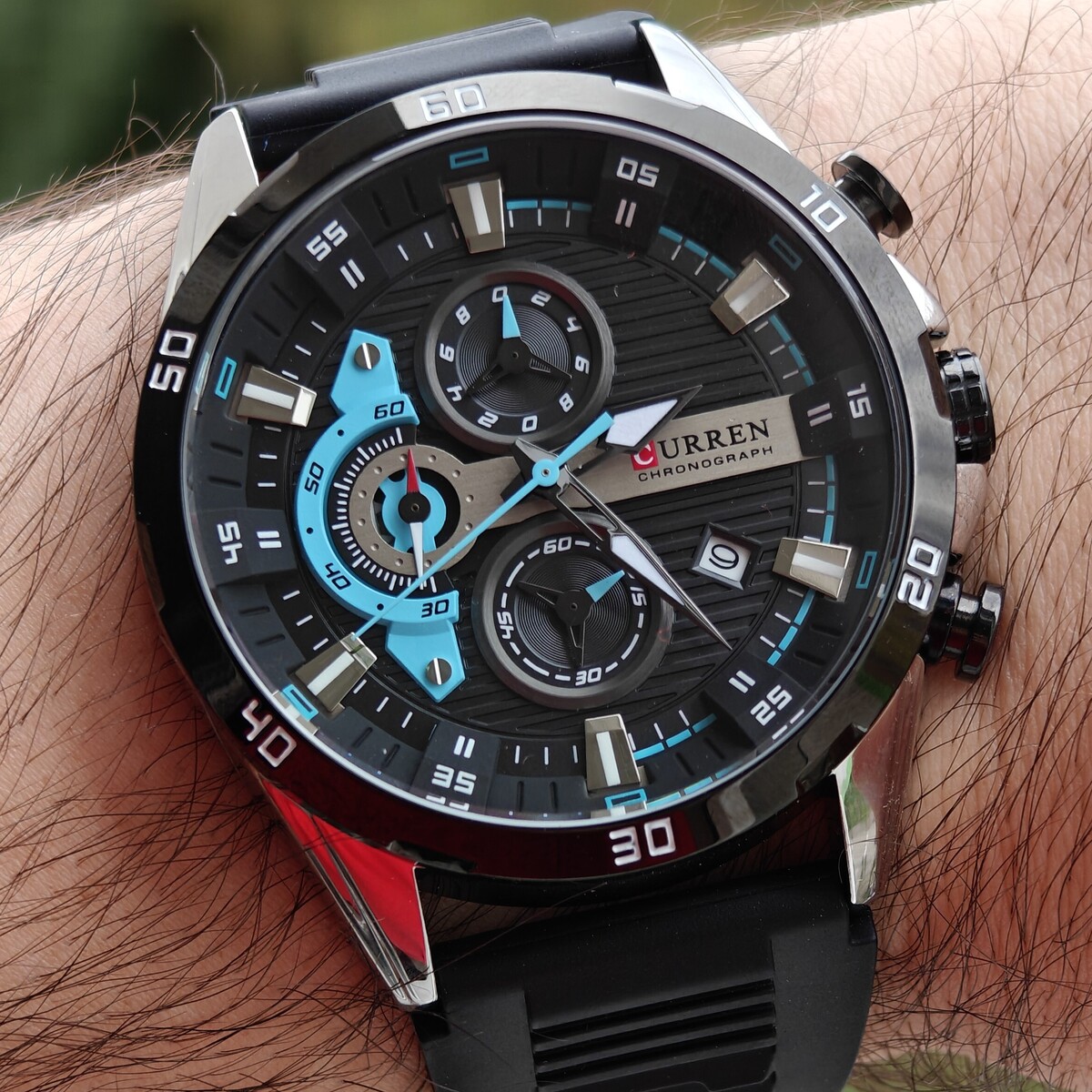 Curren Roberto Elastic Black, 2 ремінці - 8