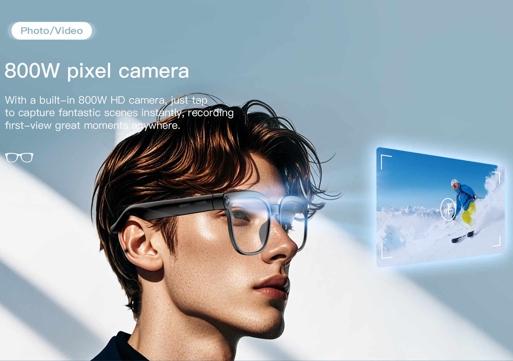 Cмарт-окуляри з AI-помічником M02S Black - 11