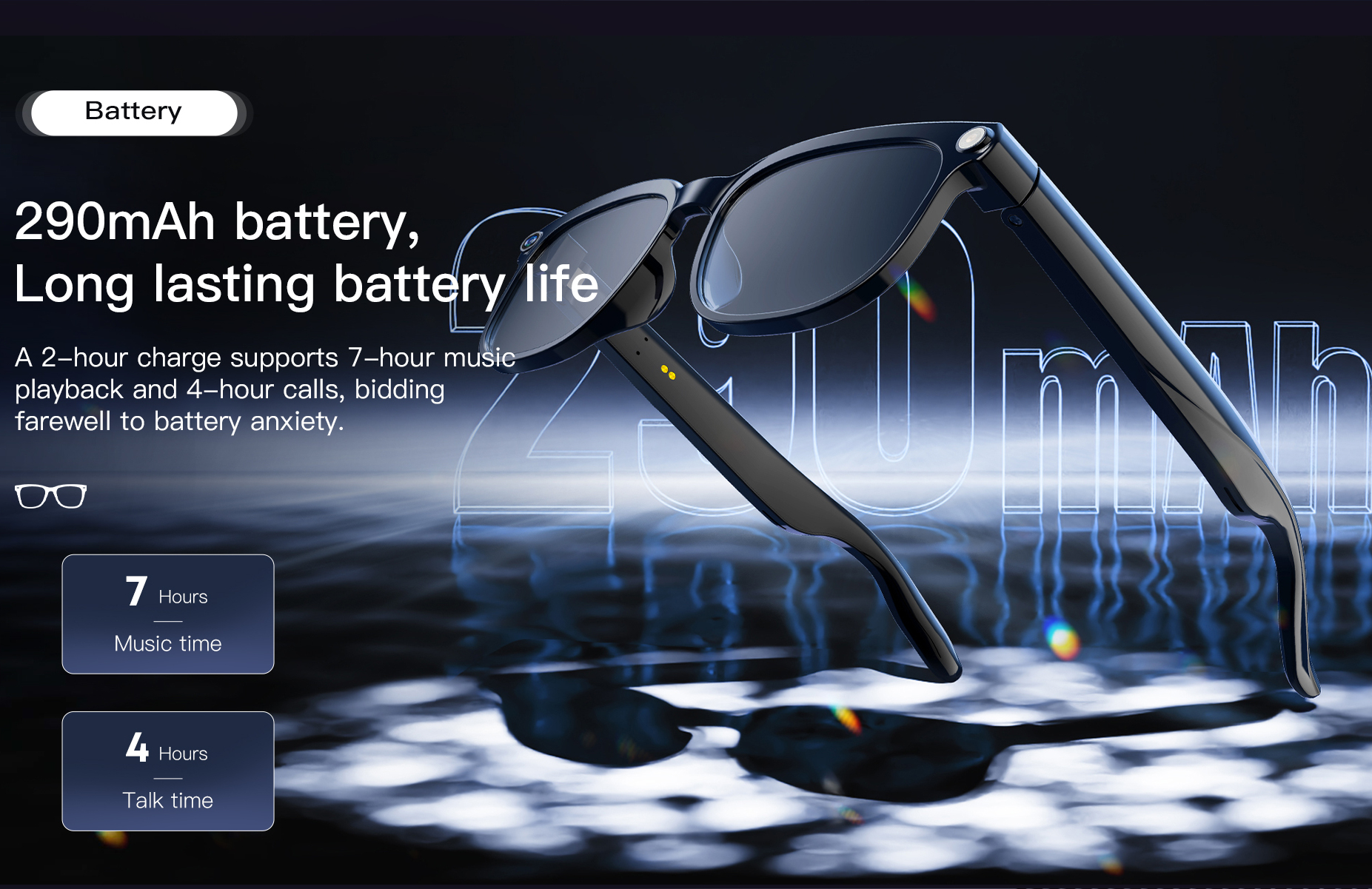 Cмарт-окуляри з AI-помічником M02S Black - 15