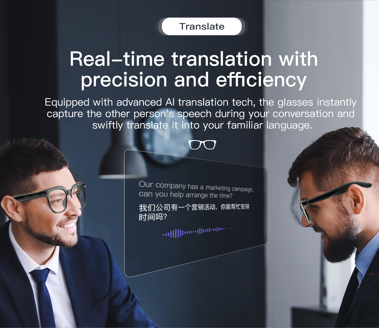 Cмарт-окуляри з AI-помічником M02S Black - 21