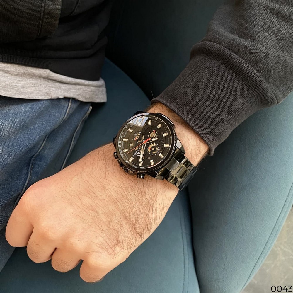 Forsining 6909 All Black-Red - 11