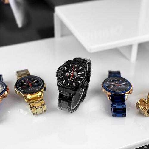 Forsining 6909 All Black-Red - 4