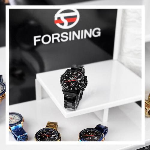 Forsining 6909 All Black-Red - 5