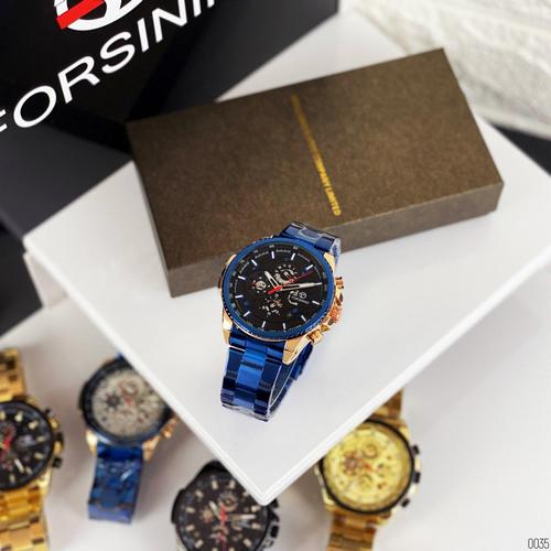 Forsining 6909 Blue-Cuprum-Black - 8