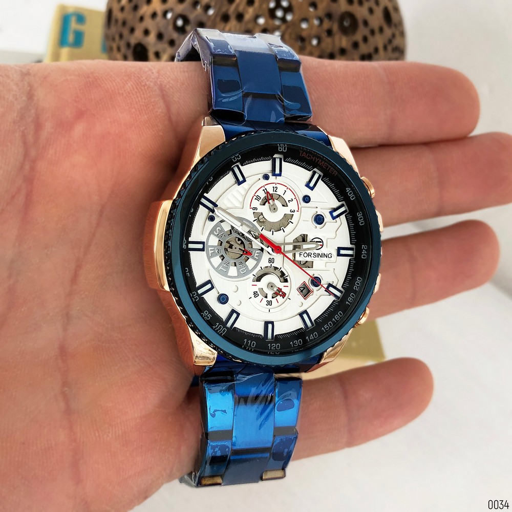 Forsining 6909 Blue-Cuprum-White - 3