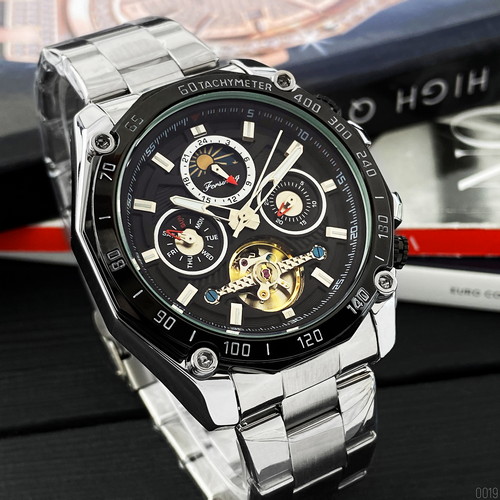 Forsining 6913 Silver-Black - 4