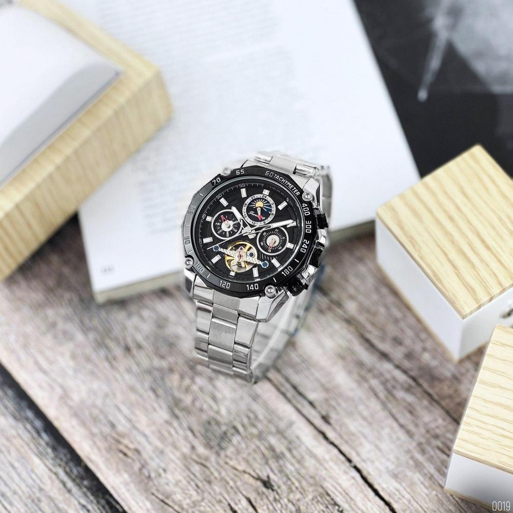 Forsining 6913 Silver-Black - 6