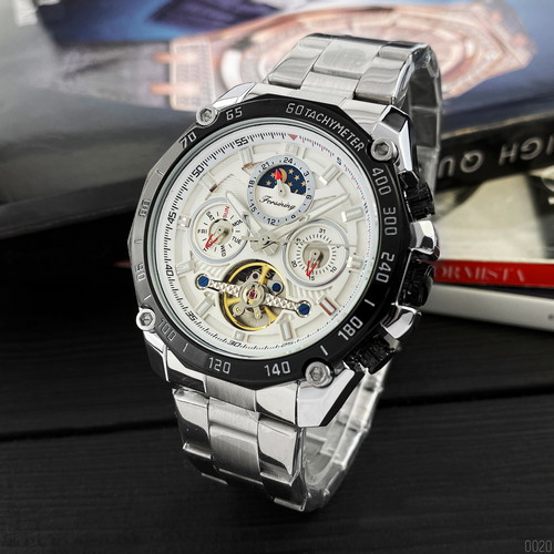 Forsining 6913 Silver-White-Black - 4