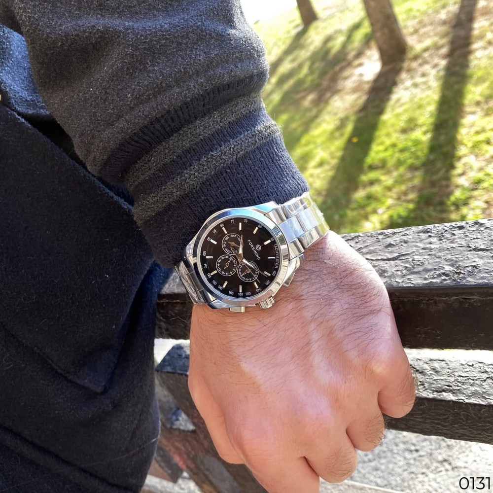 Forsining 6917 Silver-Black - 3