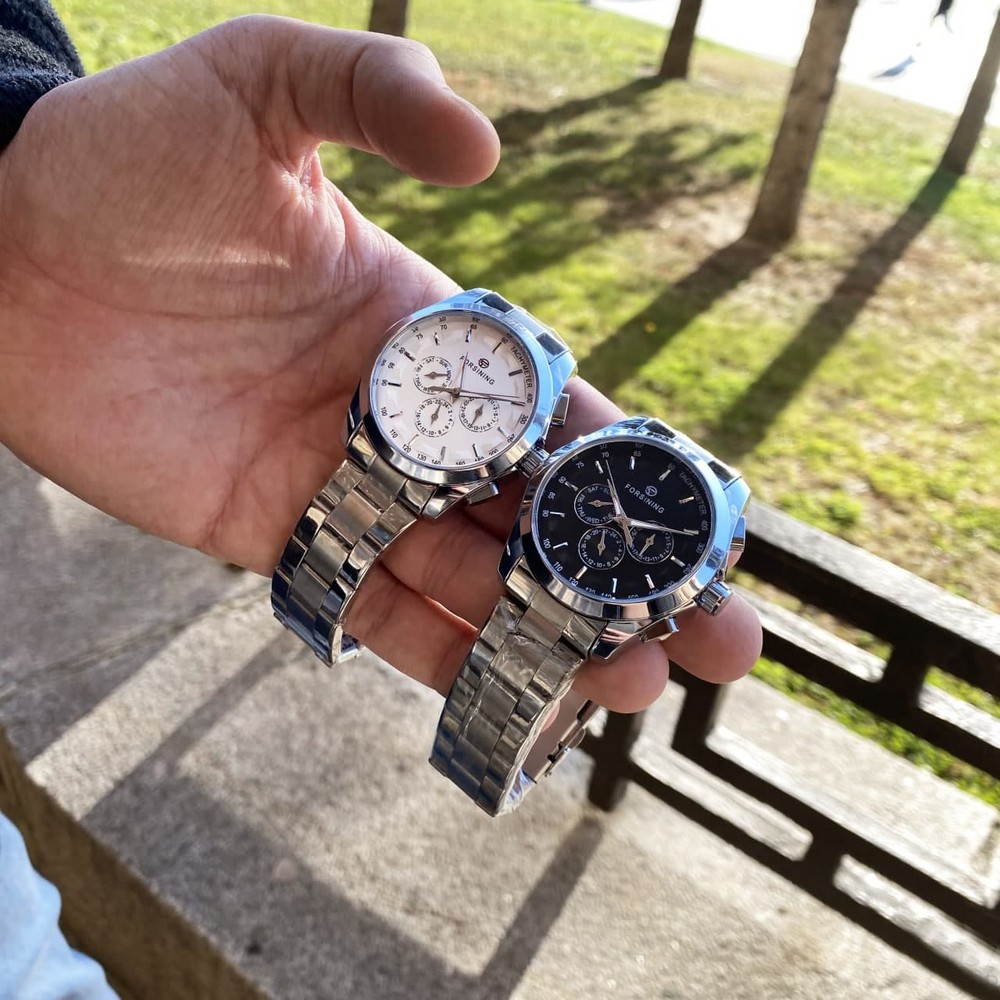 Forsining 6917 Silver-Black - 7