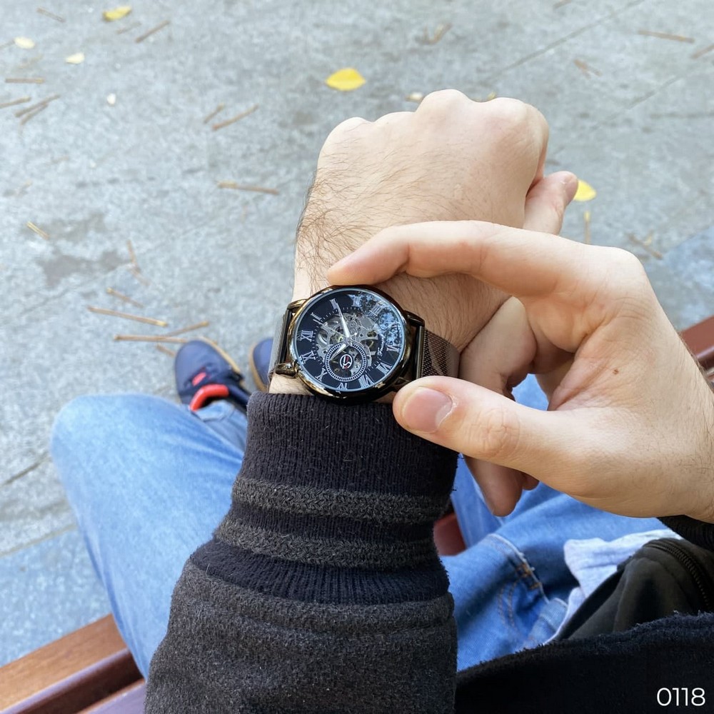 Forsining 8099 Black-Silver - 9