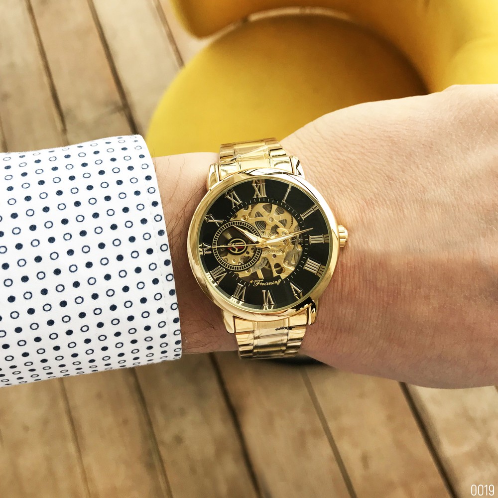 Forsining 8099 Gold-Black - 5