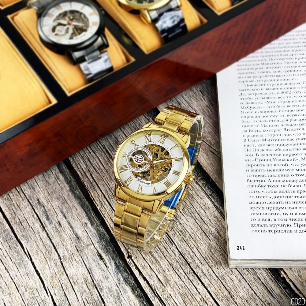 Forsining 8099 Gold-White - 3