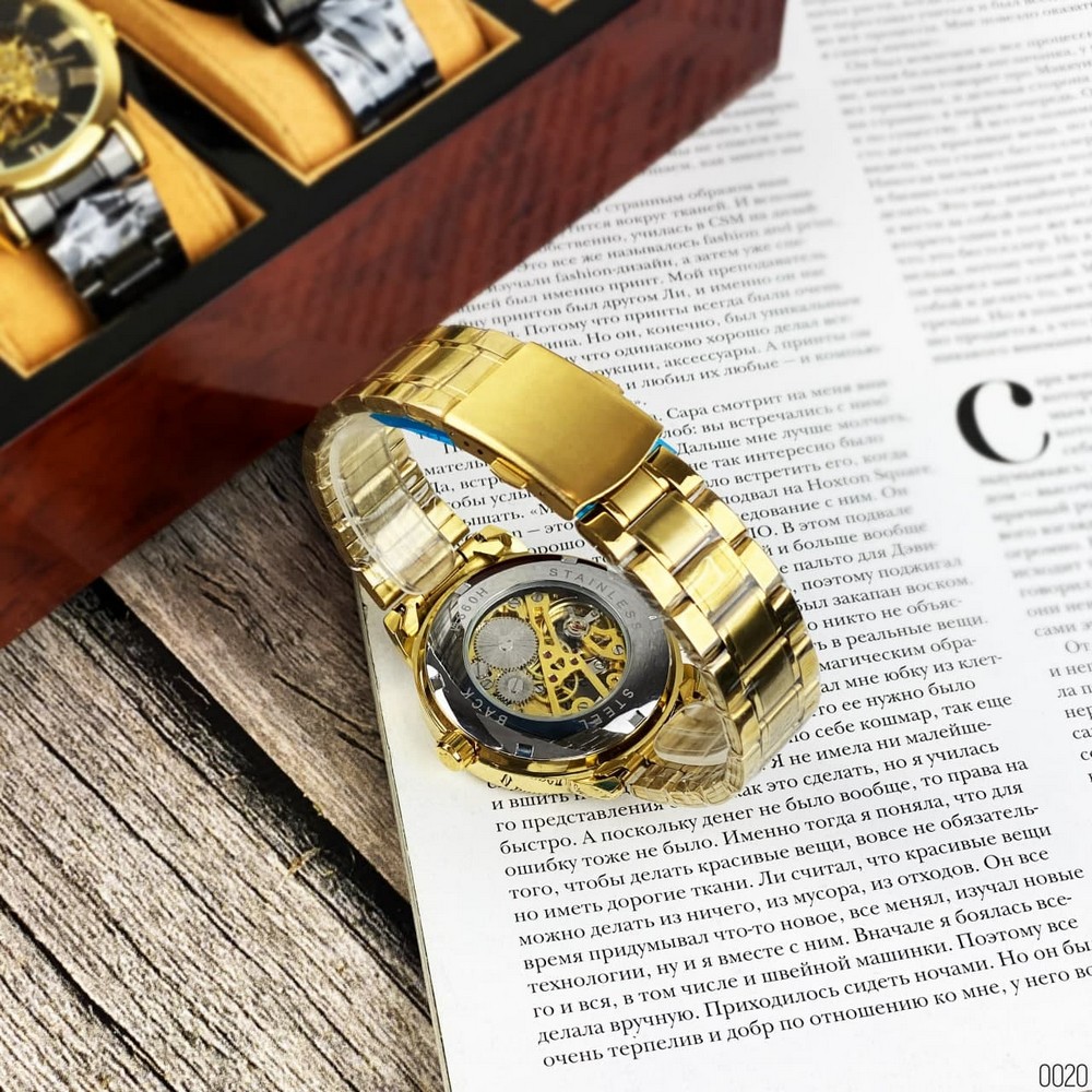 Forsining 8099 Gold-White - 4