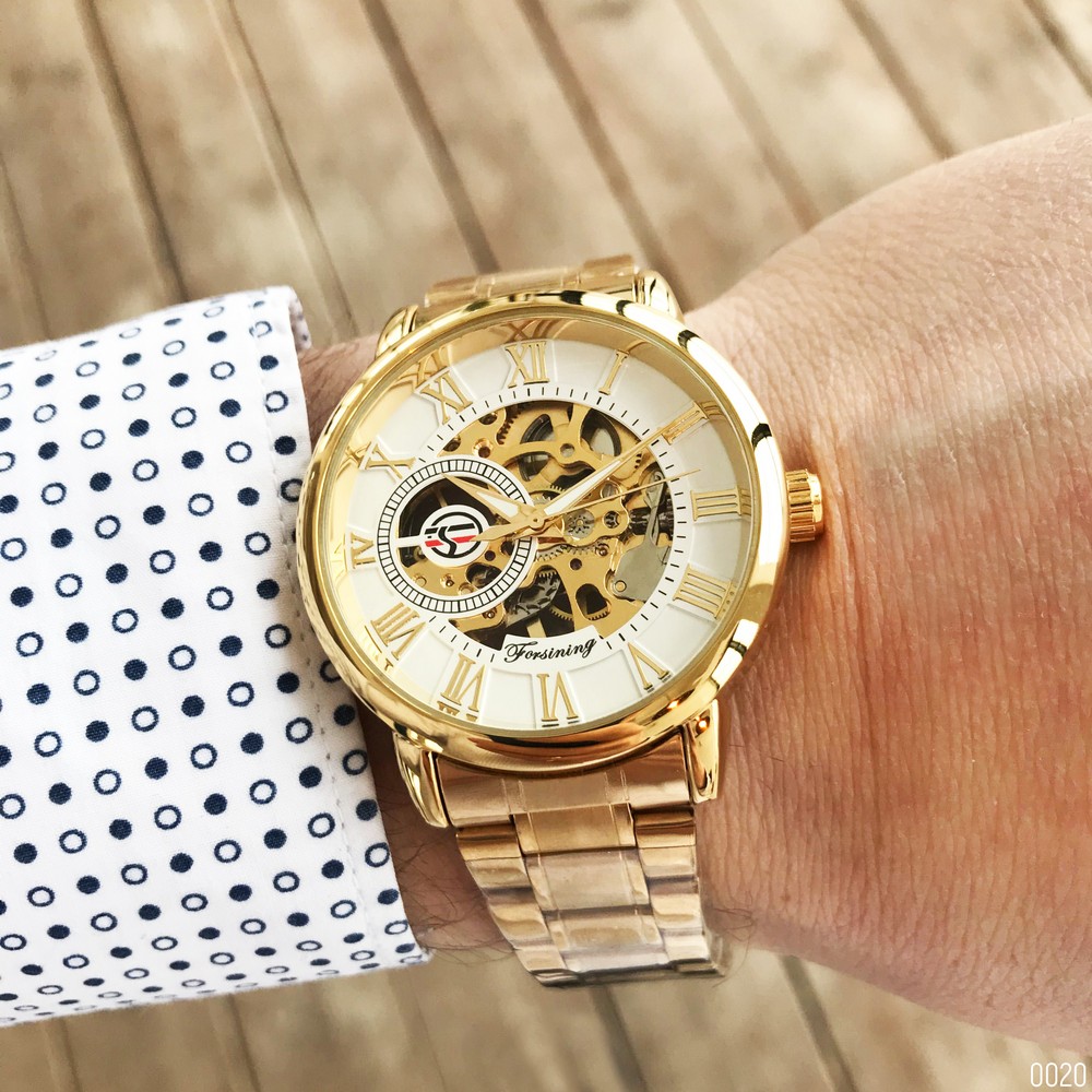 Forsining 8099 Gold-White - 5