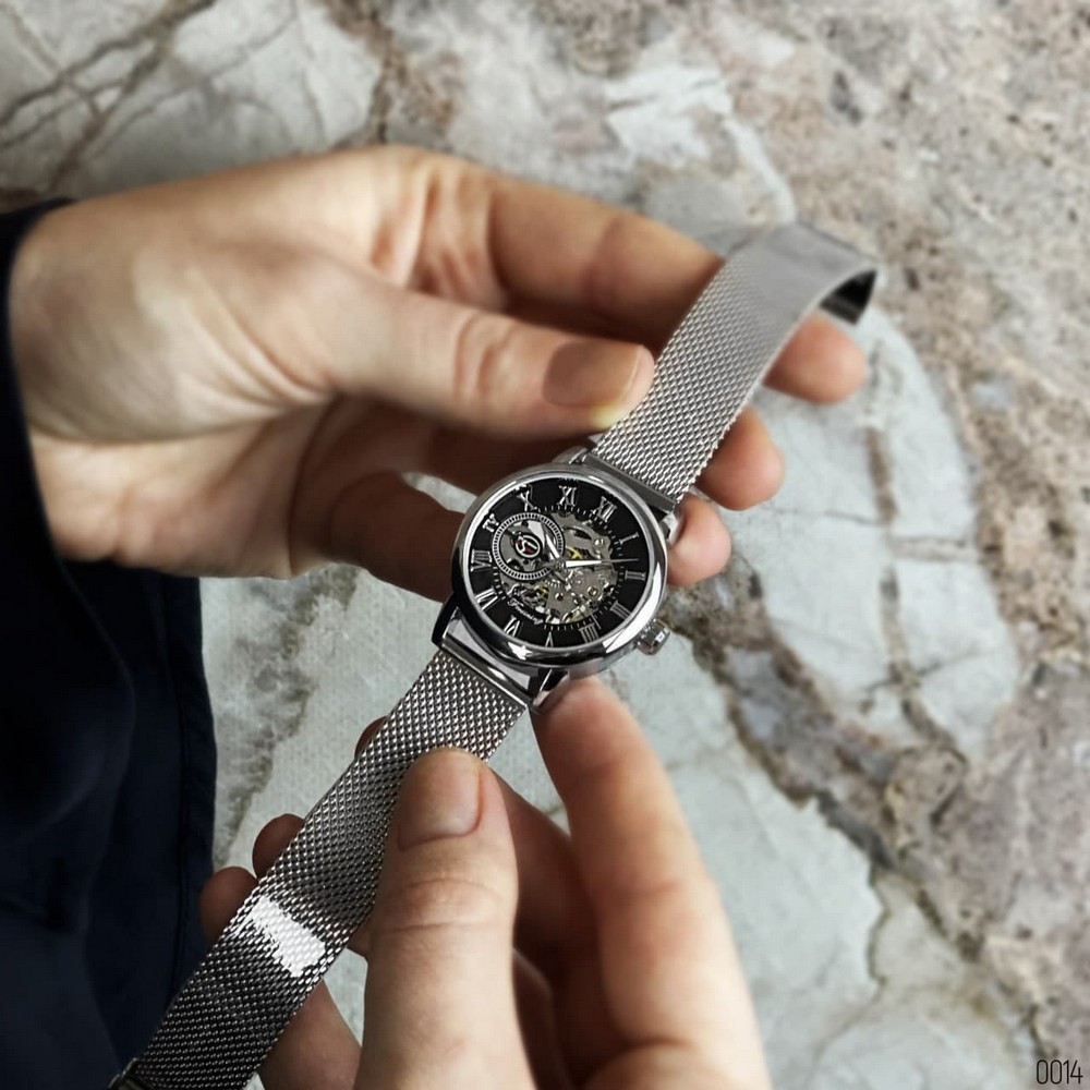 Forsining 8099 Silver-Black - 2