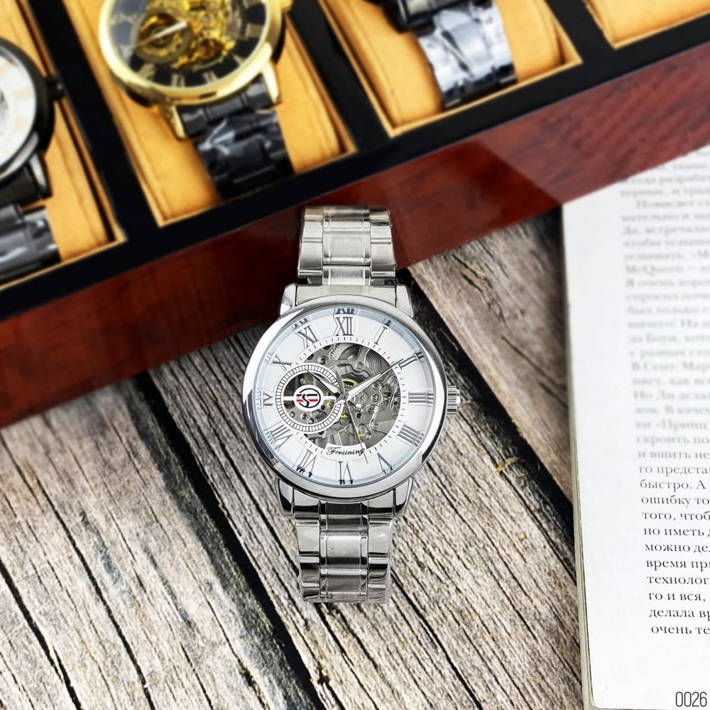 Forsining 8099 Silver-White - 2
