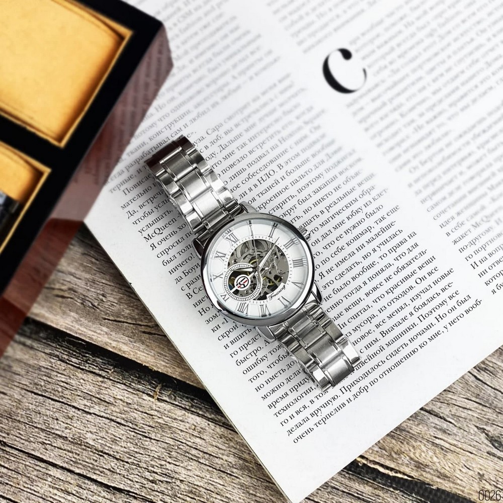 Forsining 8099 Silver-White - 3