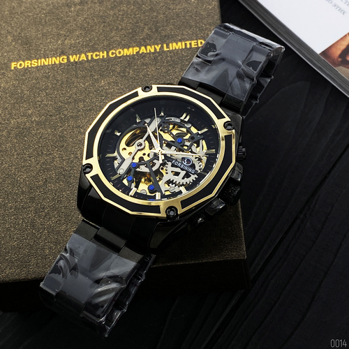 Forsining 8130 Black-Gold-Black - 2