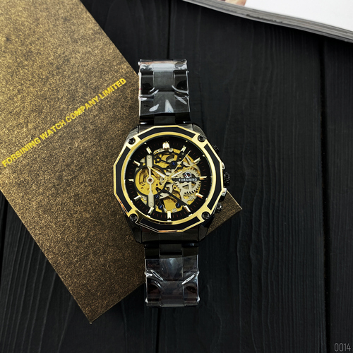 Forsining 8130 Black-Gold-Black - 4