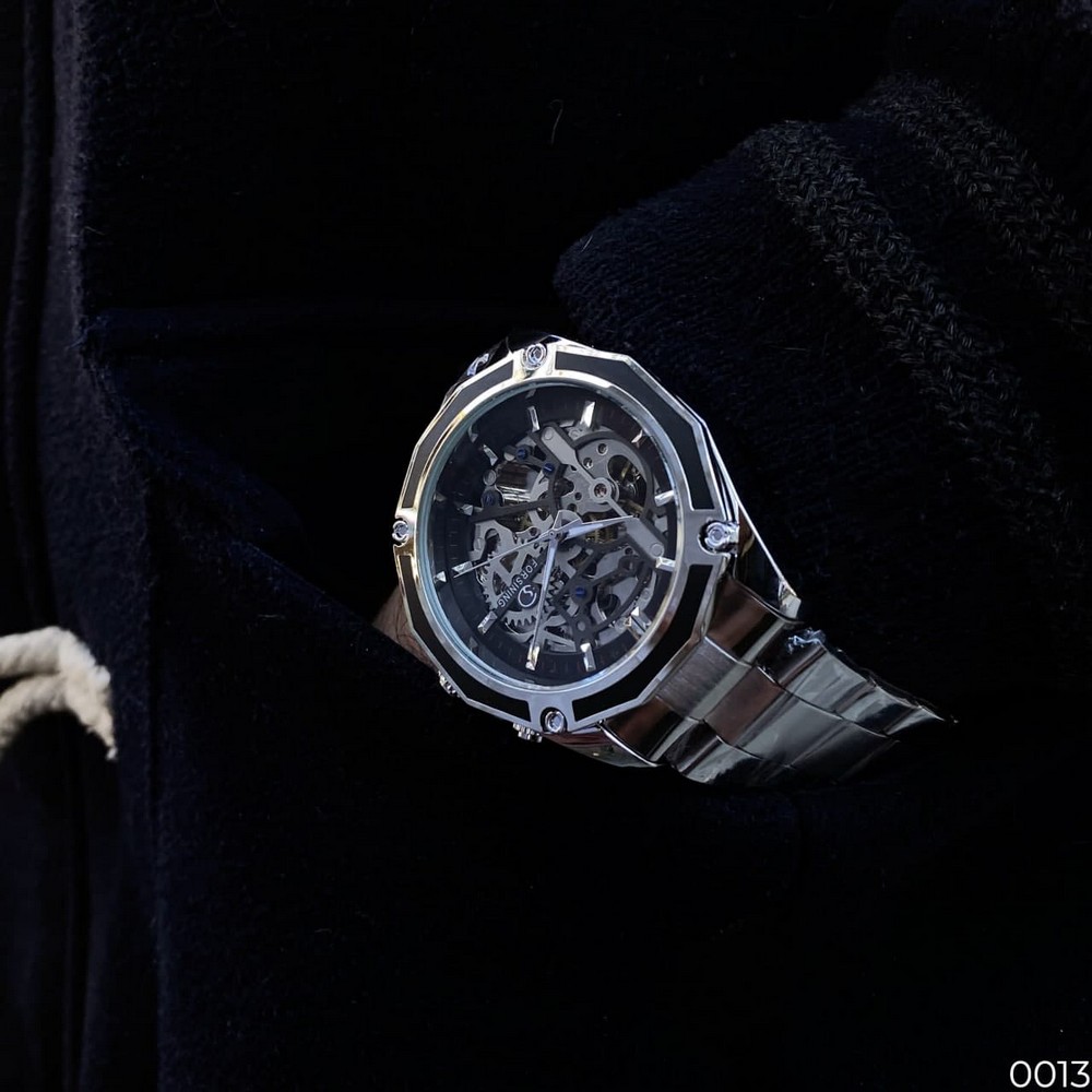 Forsining 8130 Silver-Black - 6