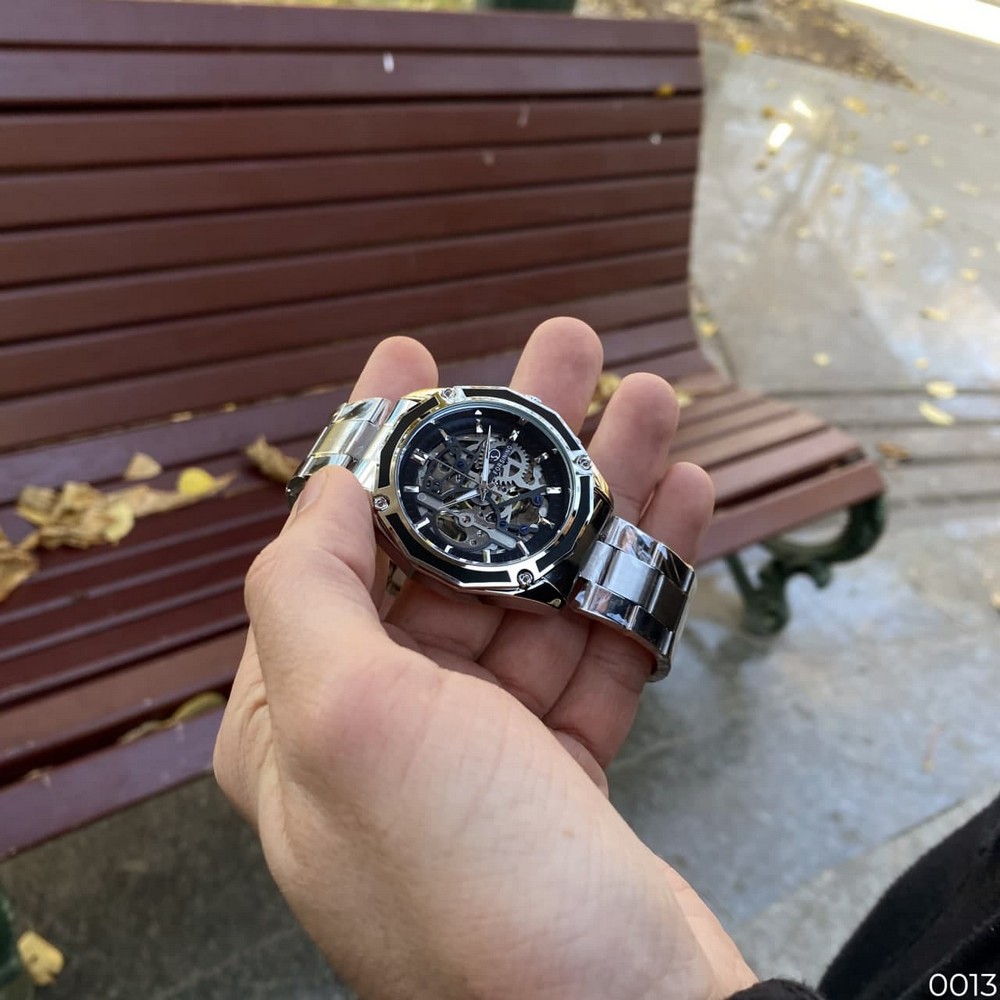 Forsining 8130 Silver-Black - 7