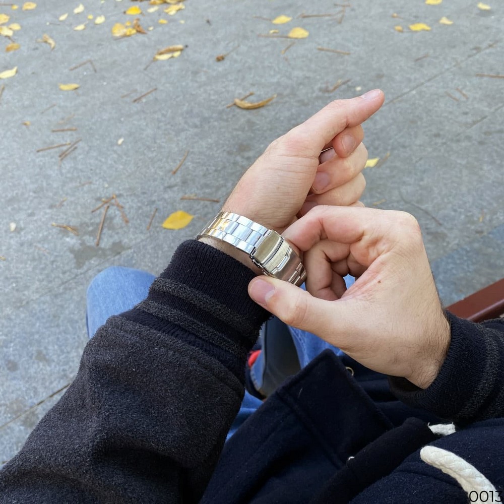 Forsining 8130 Silver-Black - 8