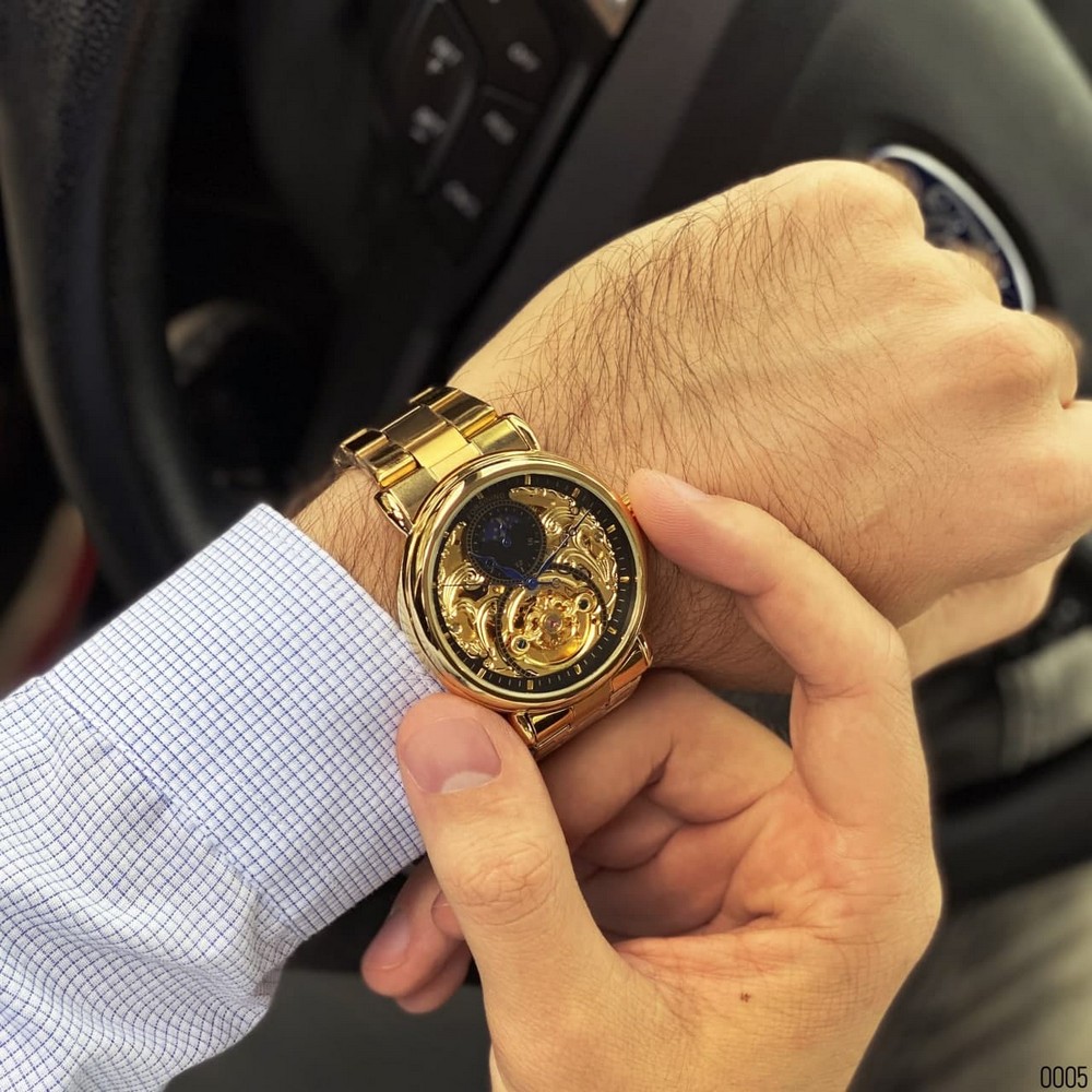 Forsining 8177 Gold-Black - 11