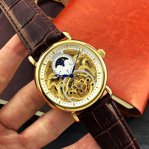 Forsining 8177 Gold-Brown - 2