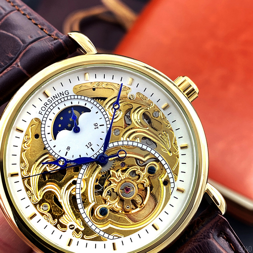 Forsining 8177 Gold-Brown - 4