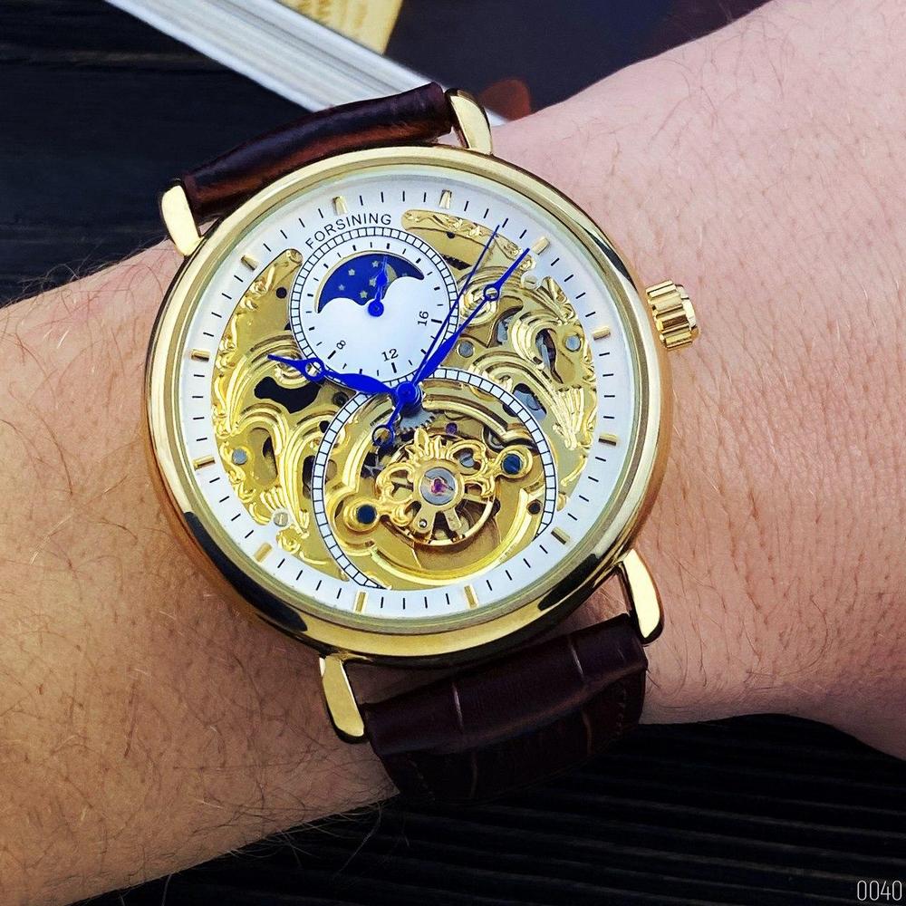 Forsining 8177 Gold-Brown - 7