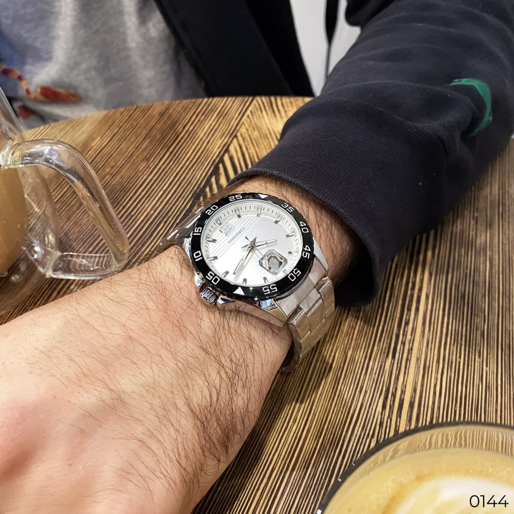 Forsining 8200 Silver-Black-White - 5