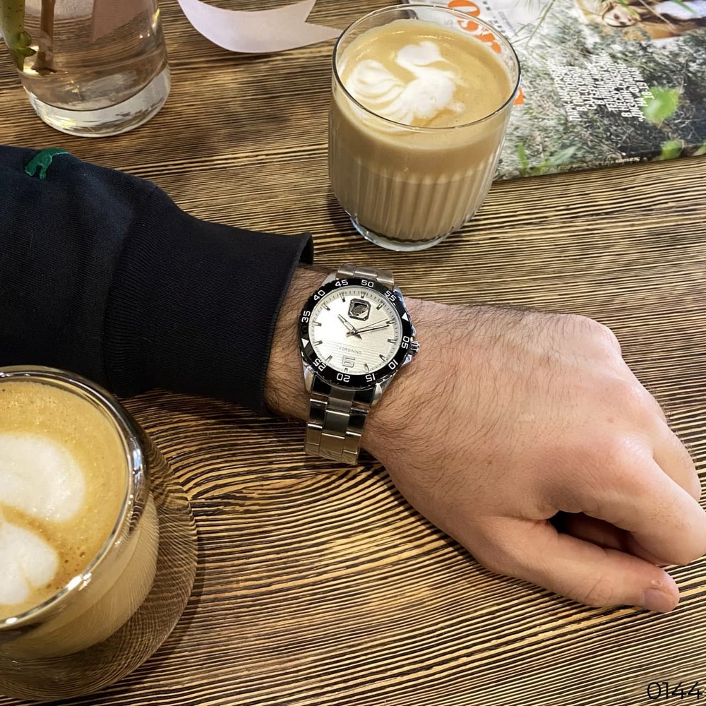 Forsining 8200 Silver-Black-White - 6