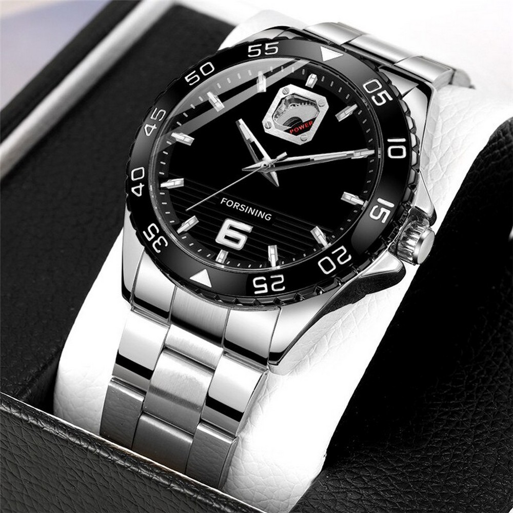 Forsining 8200 Silver-Black - 3