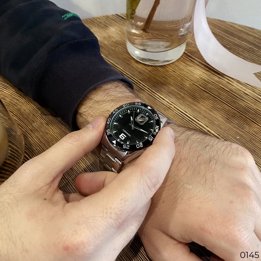 Forsining 8200 Silver-Black - 5