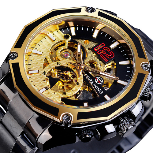Forsining 8207 Black-Gold - 4