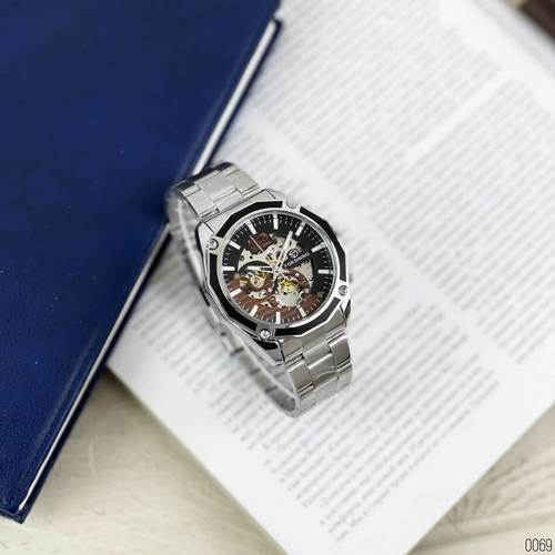 Forsining 8207 Silver-Black - 5